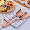2Pcs Large Salad Spoon Fork Set Stainless Steel Western-style Cutlery Salad Pasta Food Server Home Kitchen Restaurant Tableware
