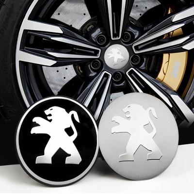 Adesivi Decalcomanie Metalliche per Mozzo Ruota Auto Accessori Per Peugeot 408 4008 308 3008 Rifter 5008 508 2008 208 301 RCZ 106
