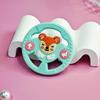 Baby Silicone Teether Photography Accessories Baby Teether Stick Bite Cute Cartoon Animal Steering Wheel Anti-Eating Handle