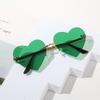 Love Heart Shape Women Sunglasses Rimless Metal Leg New Fashion Designer Sunglasses Female High Quality Sun glasses for Women