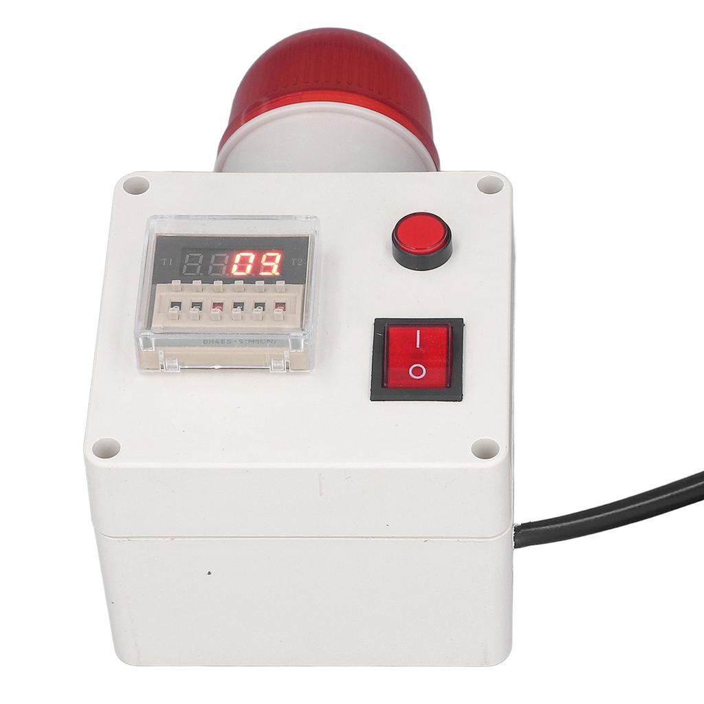 Industrieller Alarm Smart Cycle Timing Sirene 90?110 Dezibel Schallalarm 6 Ziffern