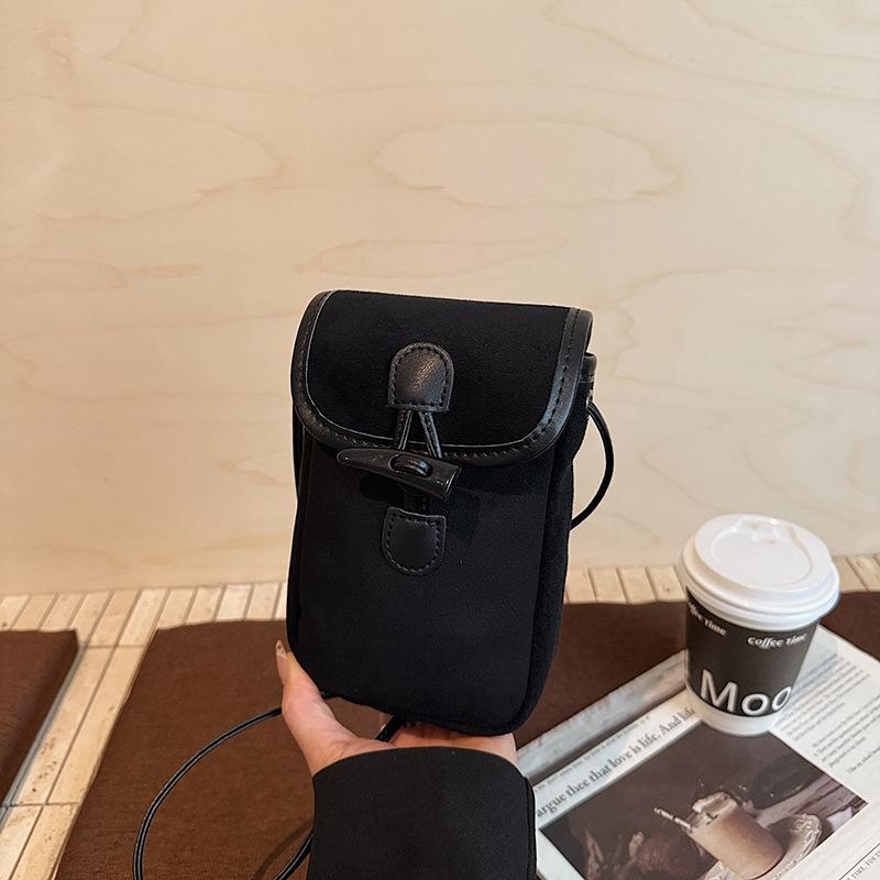 Retro small bag women's 2025 autumn and winter popular new trendy versatile high sense fashion ins messenger bag mobile phone bag