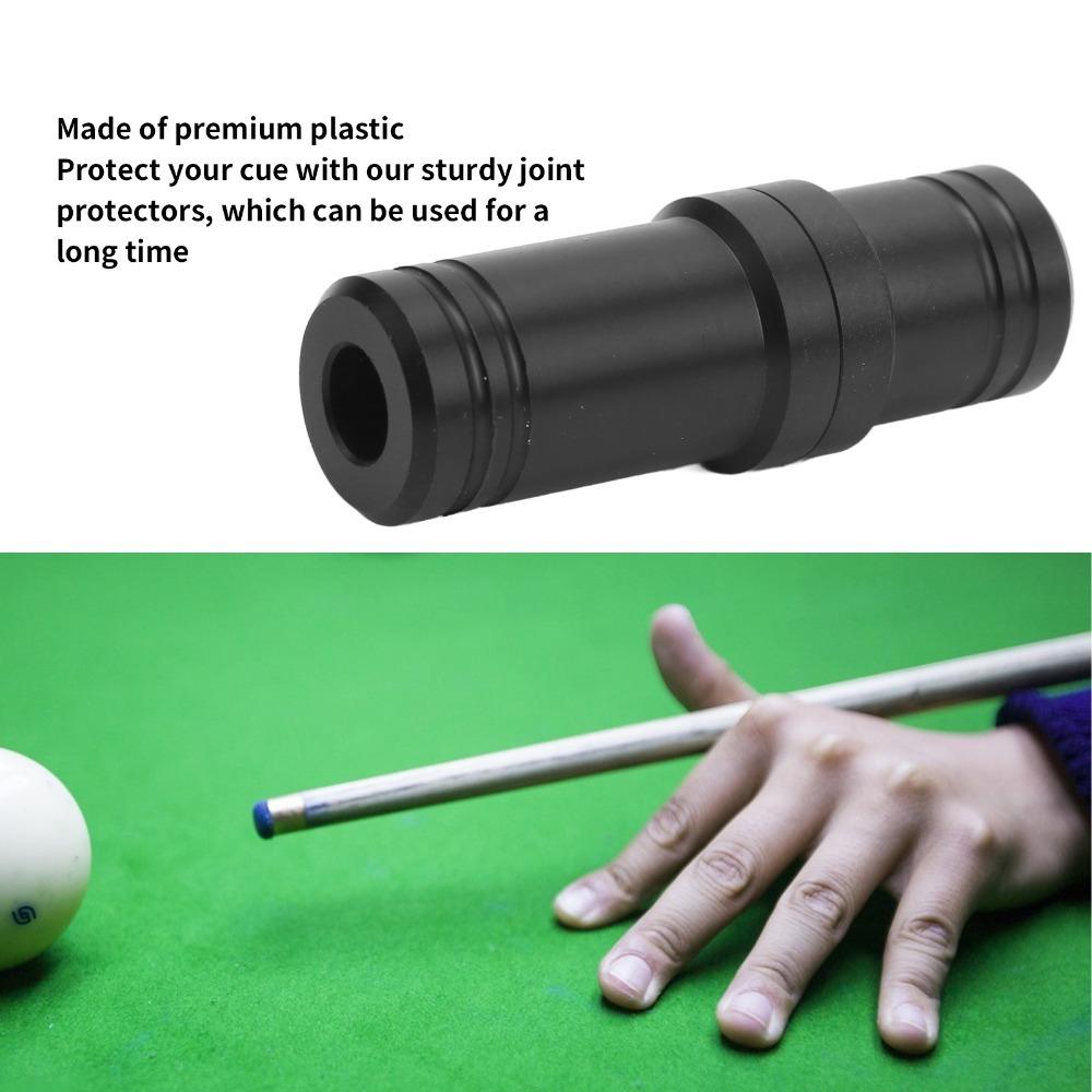 

2PCS Black Billiard Cue Joint Protector Billiard Stick Joint Protector for MEZZ Joint Connector