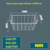 Refrigerator Storage Hanging Basket for Freezer and Dorm Organization