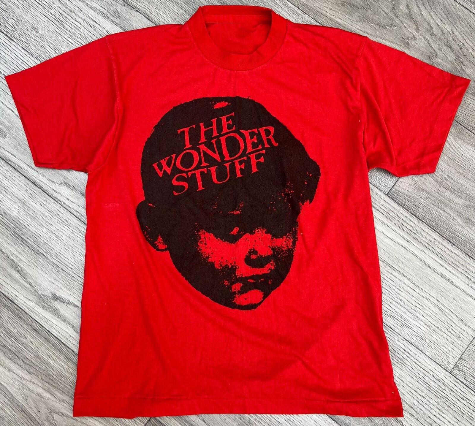 Hot! THE WONDER STUFF Band Album Cotton Red T Shirt All Size TU825 XXXXL