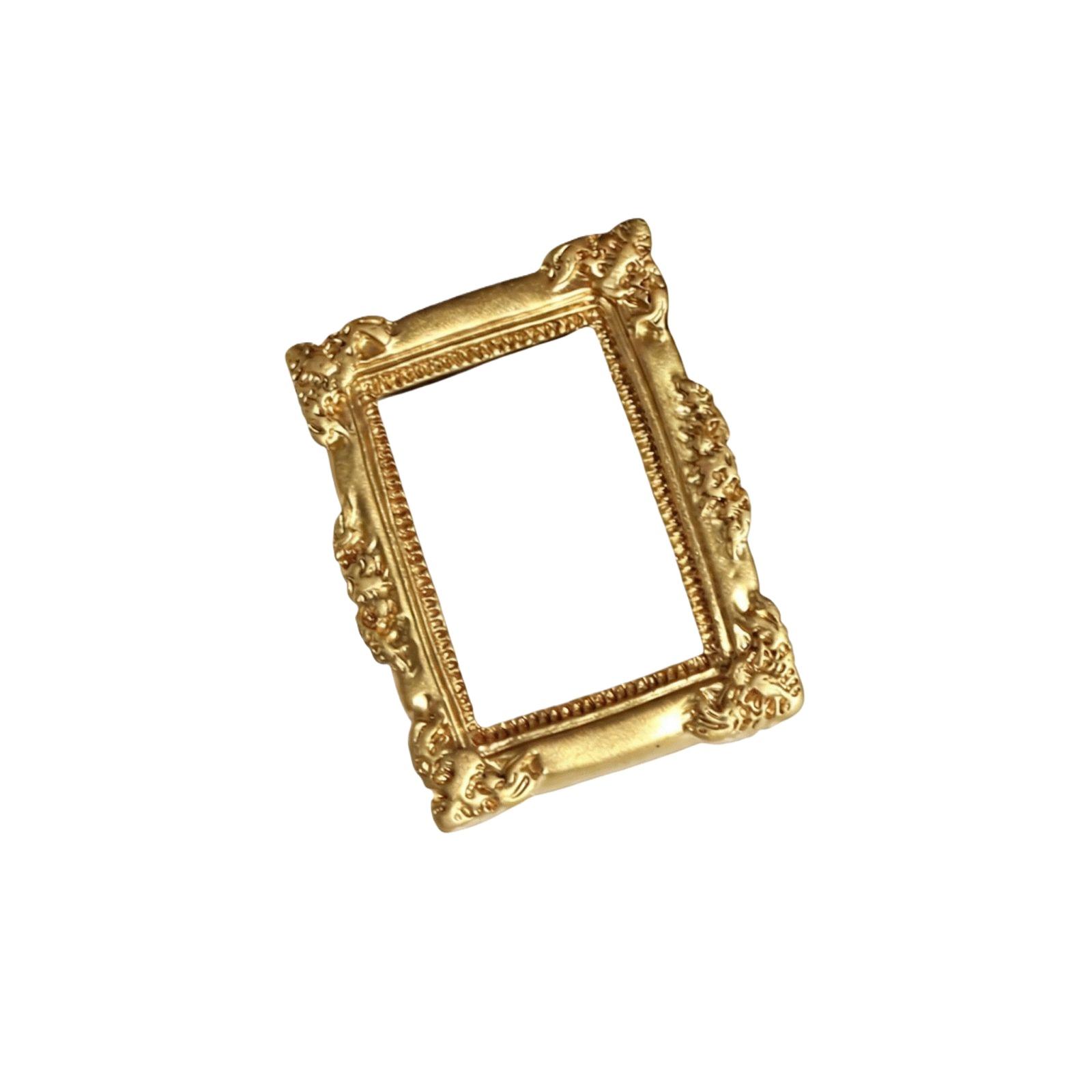 

Vintage Color Resin Small Photo Frame Resin Ornament One Size