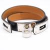 HERMES [Excellent Condition] Kelly Double Tour Z-stamped Box Calf/Swift Leather Bracelet T2 blackUsed