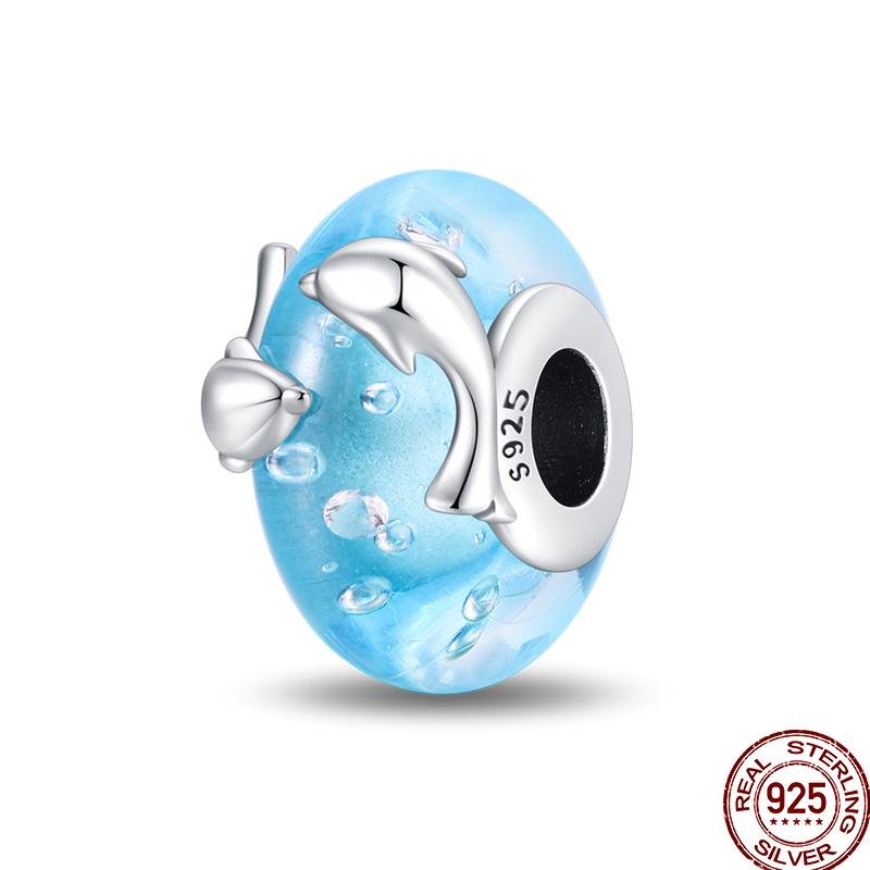 Copper Beach Ocean Vacation Drink Starfish Charm Beads Suitable Fit Pan Original Bracelet Diy Holiday Jewelry Gift