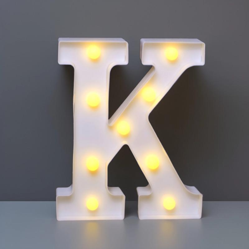22cm LED Letter & Number Lights for Events - Perfect for Birthdays & Proposals.