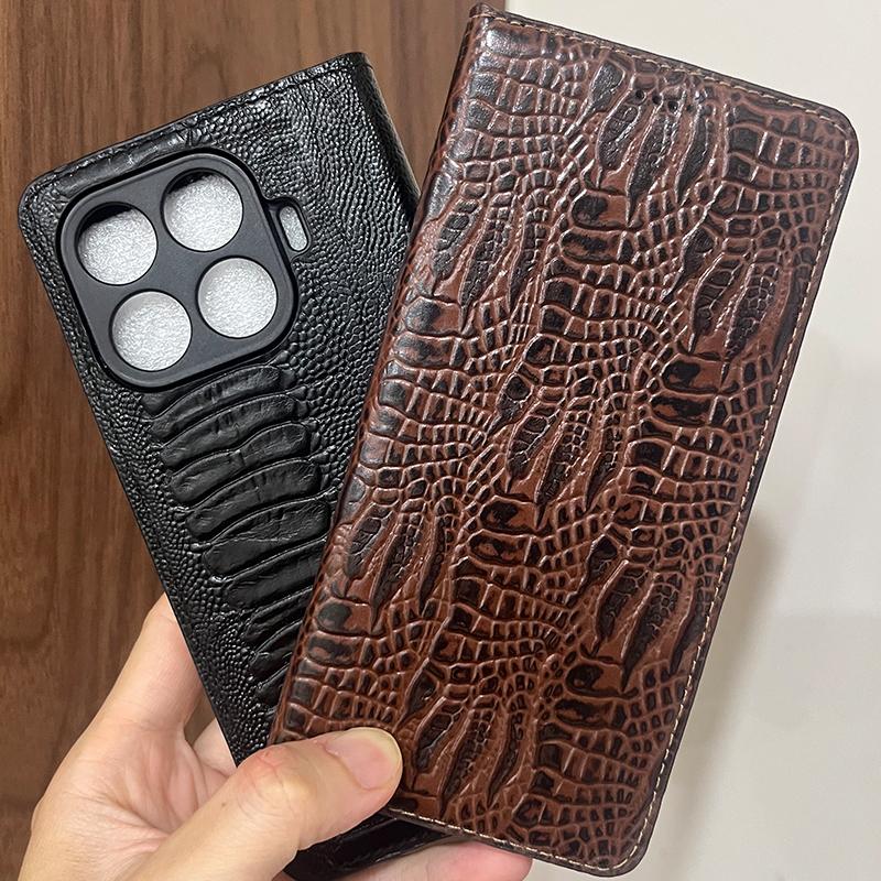Magnetic Genuine Leather Skin Flip Wallet Phone Case Cover Book on For Xiaomi Mi 17t 17 15 15T 14 14T 13 13T Pro Max Ultra 5G