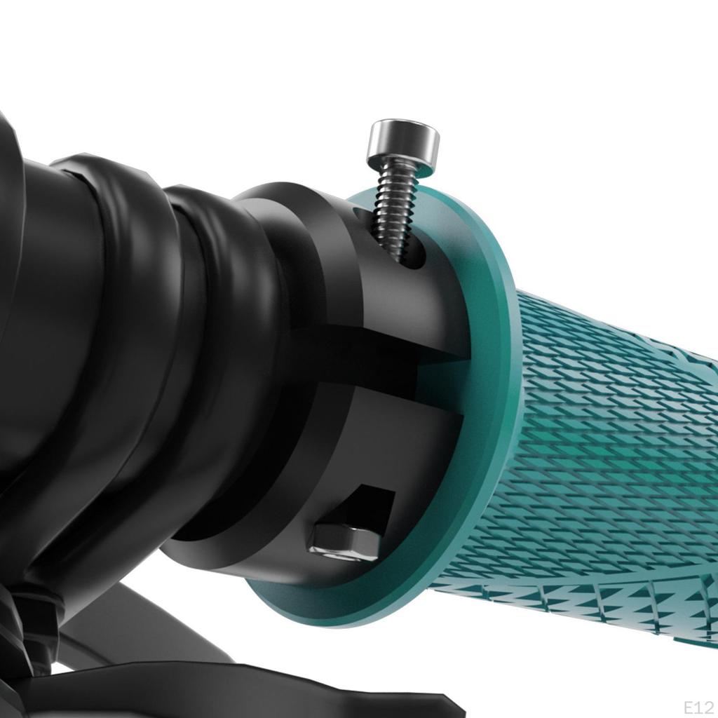 Handlebar Grips, 1 Pair Aluminum Screw Grips Lock