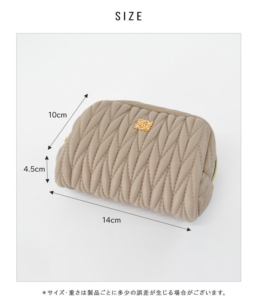 Altro Rose Pink Portable Cosmetic Makeup Makeup Accessories Pouch, Pouch, Pouch, Pouch, Cosmetics, Storage, Quilted, Rosia, Cute, 333193-16