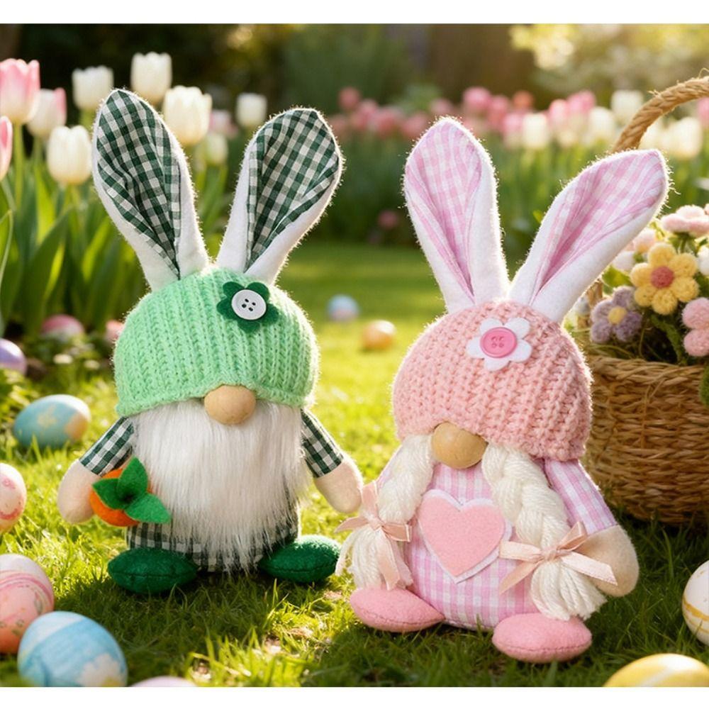 Easter Decor Easter Plush Rabbit Easter Gifts Easter Bunny Ear  Holiday Ornament