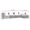 Vidaxl 5-Cz. Garden Lounge Set, Cushions, Polyrattan, Brown
