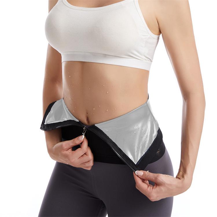 Women's Sweat-Inducing Postpartum Waist Trainer & Slimming Body Shaper with Sauna Back Support