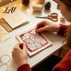 DIY Craft Kit for Adults Floral Punch Needle Kit Beginners Embroidery Flower Stress Relief Handcraft Activity Pattern Stitch Carft Adults Handmade
