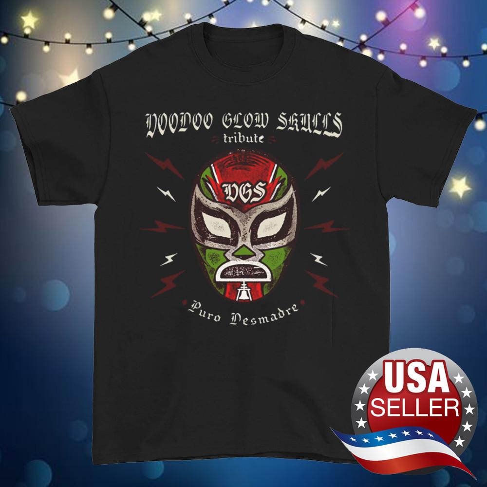 Voodoo Glow Skulls band T-shirt black Short sleeve All Sizes S-5Xl TA566 Unisex T-Shirt XXL