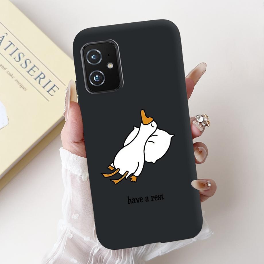 Per Custodia ASUS ZENFONE 8 ZS590KS Astronauta Drago Animali Cartoni Animati Stile Cool Silicone Morbido Copertura Nera per Telefono Per ASUS ZS590KS Borsa