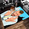 1pc Jul  rapper Print Area Rug - Soft, Washable Non-Slip Indoor Mat for Office Chairs, Living Room, Home Office Decorative Rug