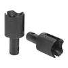 2 Pcs RC Differential Cup Black Steel High Strength RC Differential Connector Cup for ARRMA 1/5 Outcast Kraton 8s