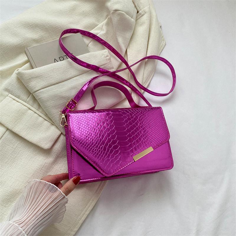 Модный Новый Стиль Шикарная Сумка Через Плечо На Плечо Для Женщин 2023 Лето Уличная Мода розовый