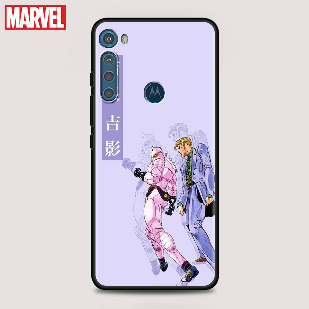 Shell For Motorola One Fusion G8 G9 Power Plus G22 G30 G31 G50 G60 Edge20 E6s G Stylus Case Cartoon JoJo's Bizarre Adventure