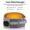 Smart Waist Massager with 4 Heat Levels & 3 Vibration Modes USB Rechargeable Heating Waist Belt Warm Uterus Back Pain Relief & Body Shaping