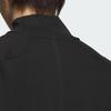 adidas Men's Black Stand Collar Sports Casual Loose Long Sleeve Jacket