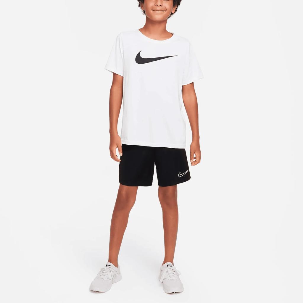 Nike Elastic Loose Solid Color Kids Shorts Kids Bottoms Black DX5416-010