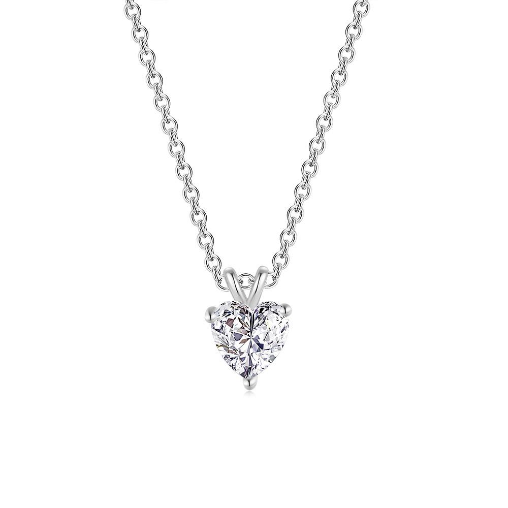 Waterdrop Crystal Pendant Necklace for Women Korean Fashion Gold Color Geometric CZ Choker Chain On Neck Accessories Jewelry