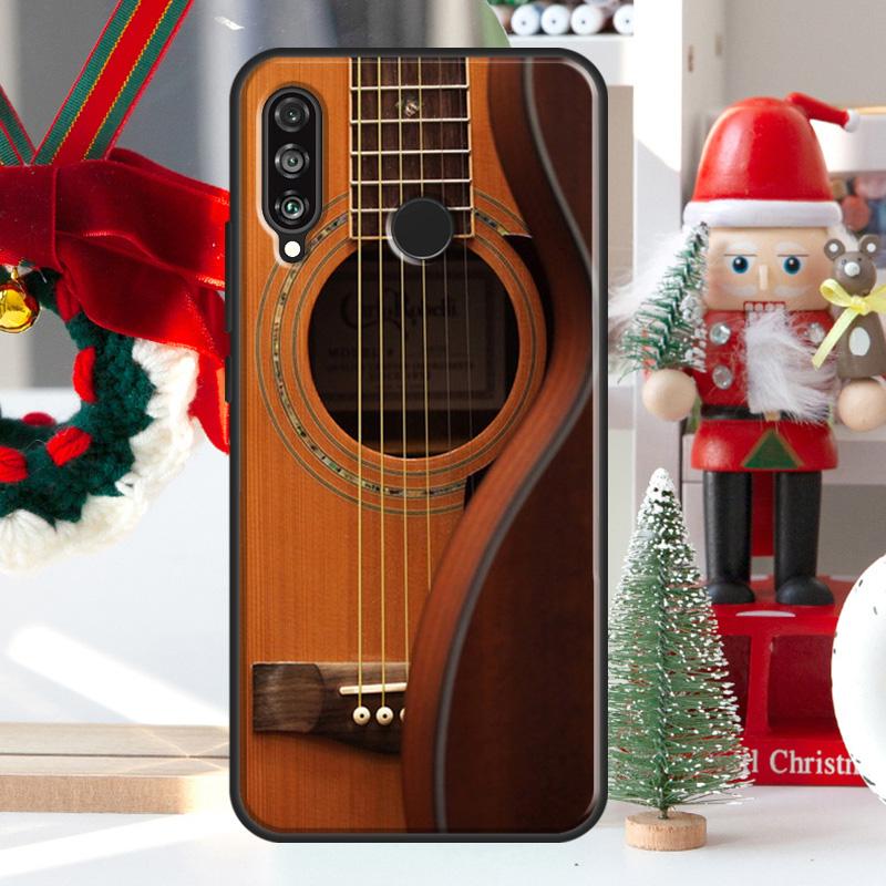 

Classic Wood Guitar For Huawei Nova 5T 9 10 SE 7i 8i 11i 12i Y73 Y72 Y61 Y91 Y60 Y70 Y90 P20 P40 P30 Lite Case Huawei P60 Pro
