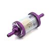 Universal 1/4" Inline Fuel Filter Copper Core Oil Filter 6mm For Motorcycle ATV Dirt Pit Bike Moped Scooter Bikes Lawn Mowers