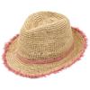 British Summer Natural Raffia Grass Colored Burr Lady Panama Fedoras Cap Women Panama Jazz Hat