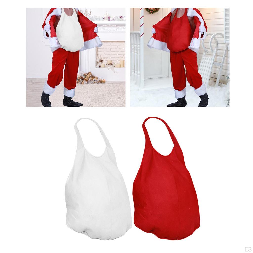 Santa False Belly Xmas Novelty Men’S Costume for Themed Party