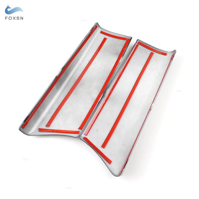 ABS Bright Black Car Accessories Center Control Armrest Box Cover Trim For Mercedes Benz C GLC Class W205 X253 2015 2016