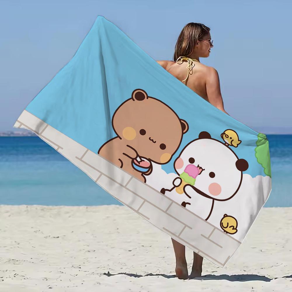 Microfiber Towel Trip Bubududu Large Cotton Beach Towel Man Gym Towels With Designs Home Microfiber Sauna Cloth Absorbent Garden
