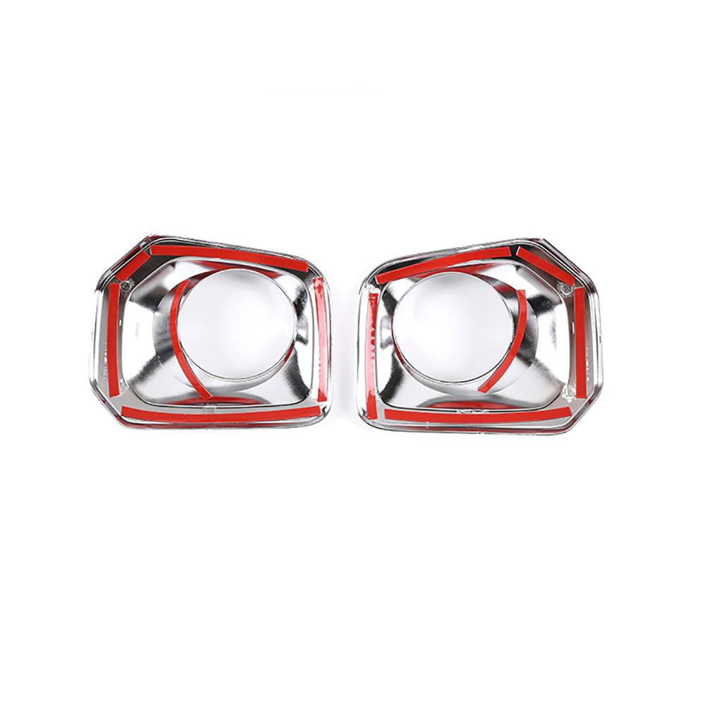 2x Front Bumper Grille Chrome Fog Light Covers Trims For Toyota Tacoma 2016-2023