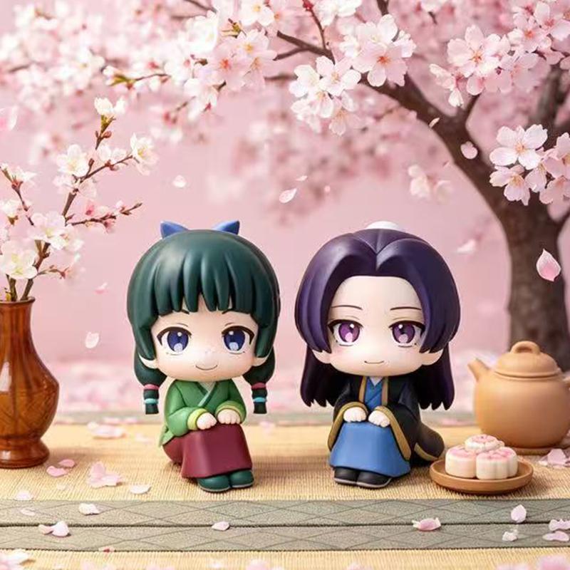 2026 Figure Anime Kusuriya no Hitorigoto Guarda in Alto Maomao Action Figure Versione Q Jinshi Statuetta PVC Modello da Collezione Giocattoli