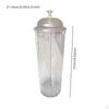 Holder with Lid Dispenser for Counter,Portable Drinking Organizer Container Bar Store Dining