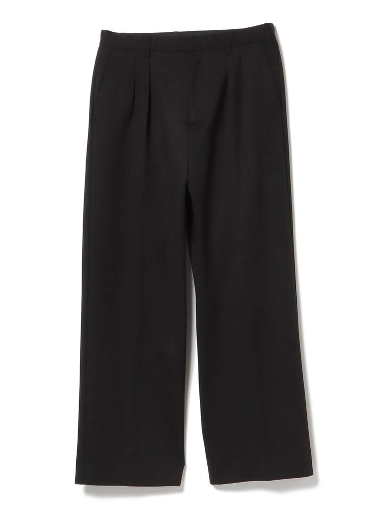 Pants Tuck Wide BLACK L [Beams Heart] YG.TR2 Men's
