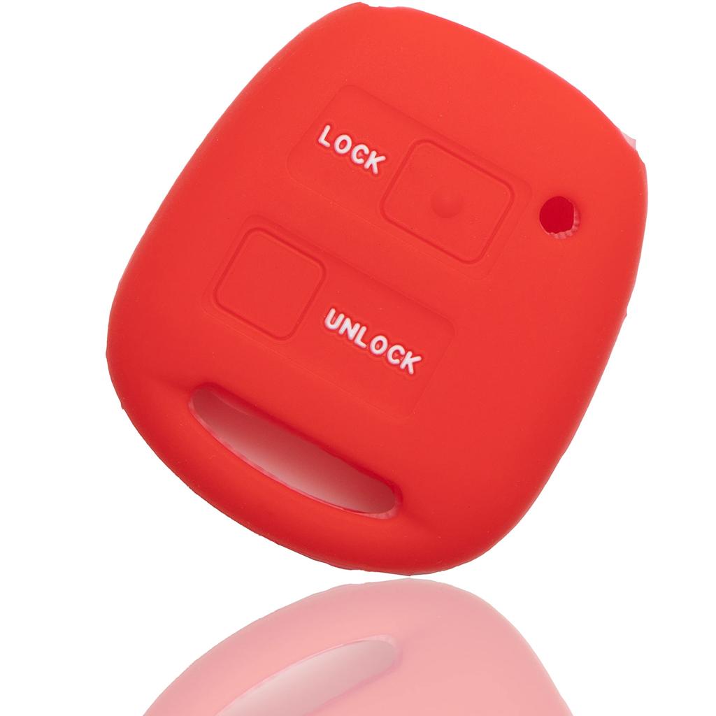 [MALAKO] Toyota Daihatsu Keyless Key Silicone Cover 2 Buttons Vitz Estima Corolla Passo Auris