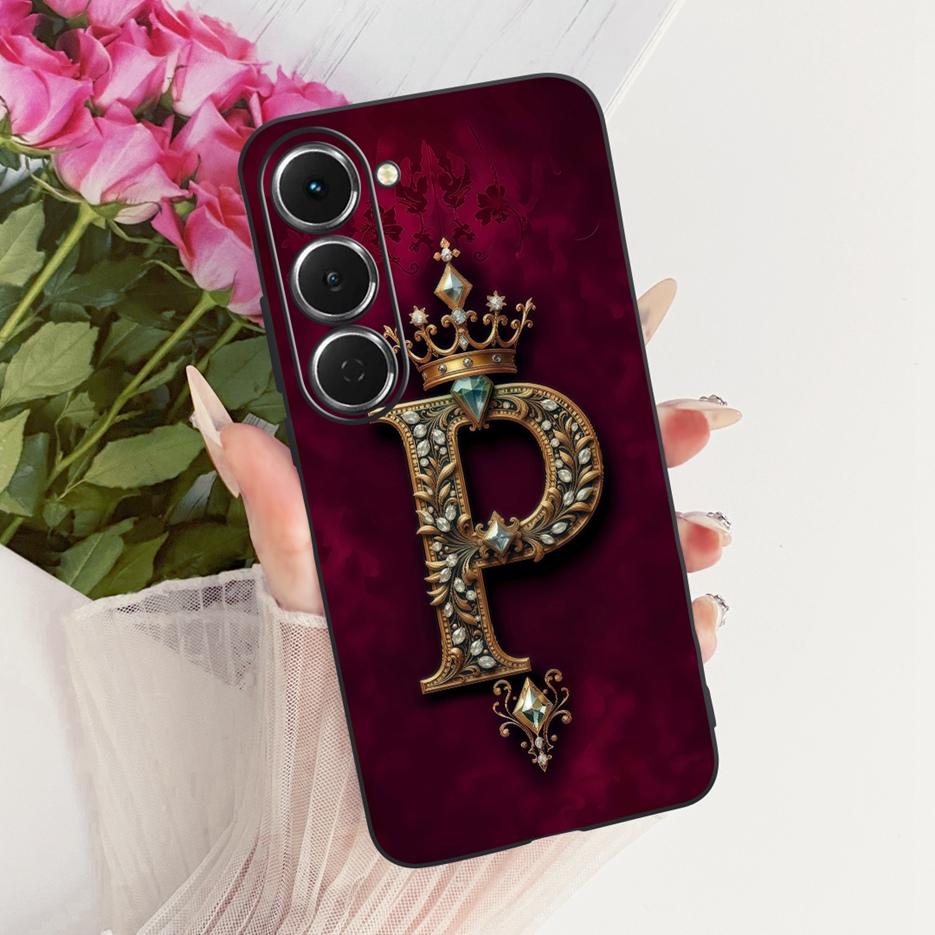 For Tecno Spark 40 Pro 4G Case KM6 New Crown Letters Cover Soft TPU Phone Case For Tecno Spark 40 Pro Plus Spark40 Pro+ KM7 Bags