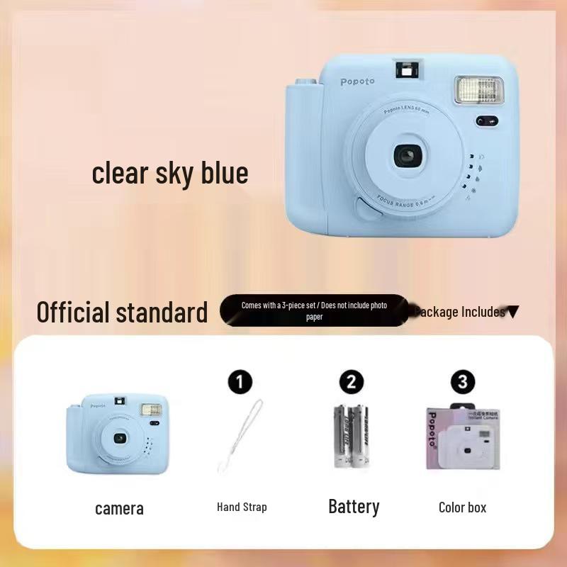 Popoto Mini Instant Camera - Portable Direct Print Student Travel Camera