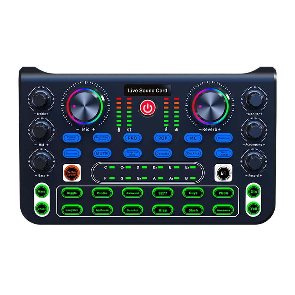 Professional Portable Mixer Sound Mixing X60 Sound Card English Version Convenient Compact For Live Broadcast KTV Singing