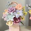 Kit de bouquet de fleurs avec attache torsadée fait main - Cadeau DIY pour enseignants et amis