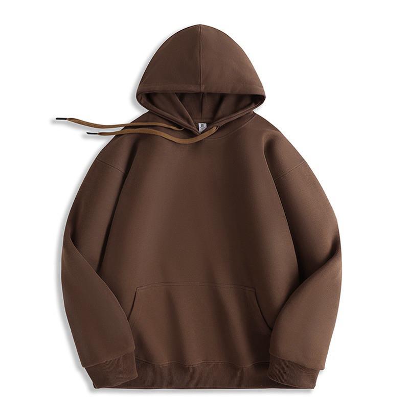 Sudadera de Color Sólido Oversize Para Hombres Mujeres Casual Primavera Otoño