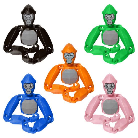 Gorilla Tag Flexible Toy for Kids Gorilla Figurine with Flexible Arm Tabletop Gorilla Fidget Toy