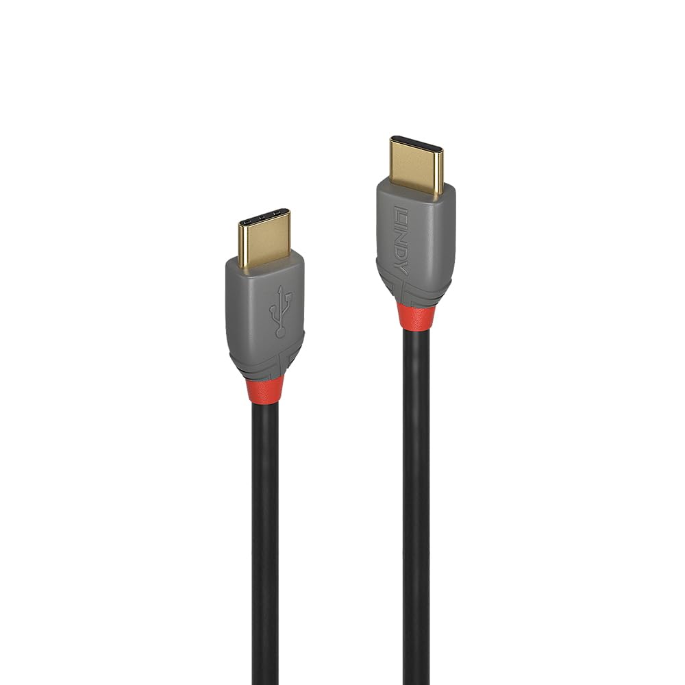 

Кабель LINDY ANTHRA LINE длиной 1 м, USB2.0, тип C (Номер модели 36871) чёрный