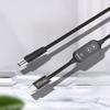 USB C Power Cord with 8 Adapters 100W Highest Efficiency Variable Power Supply DC5.5 Type C Charging Cable 120cm