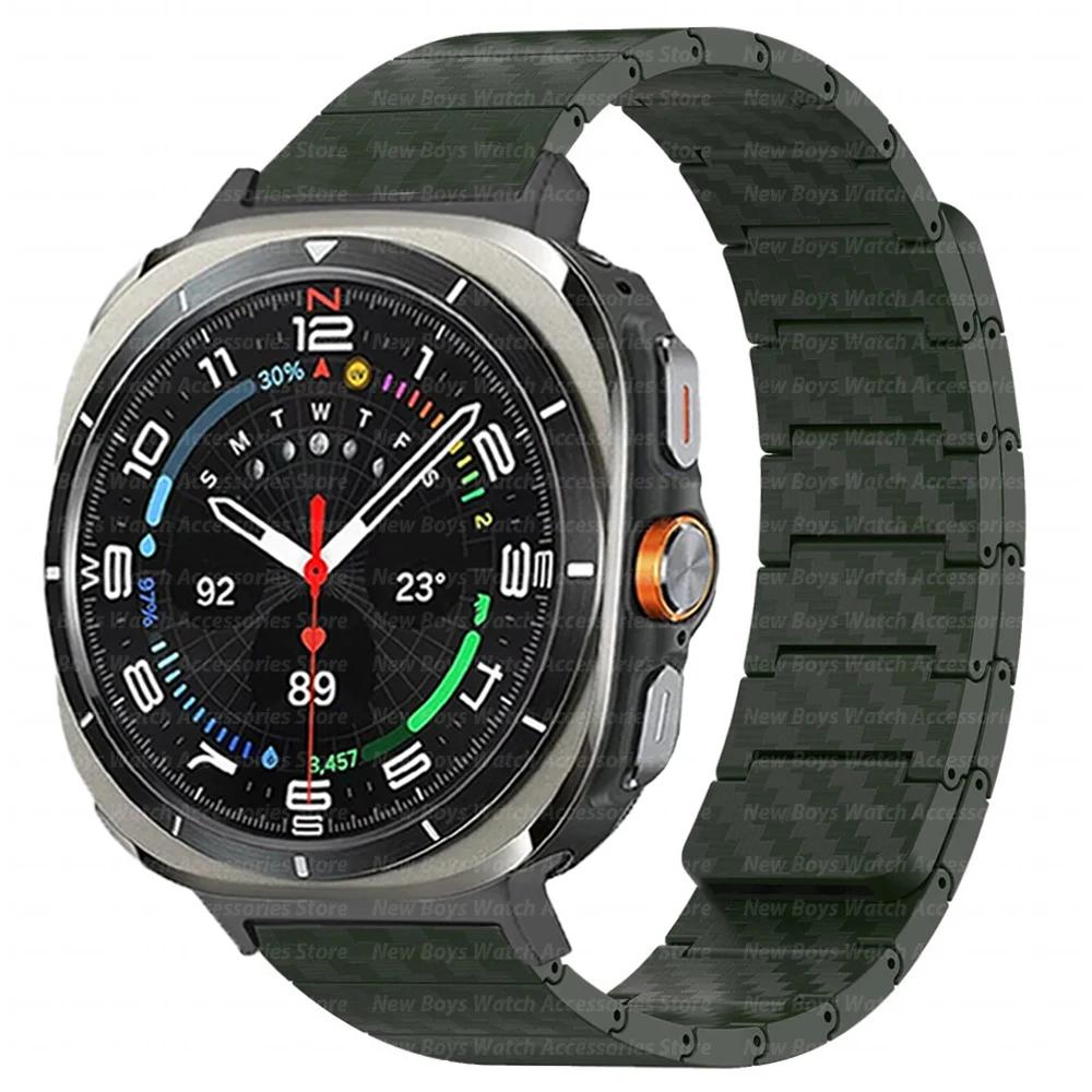 Magnetic Metal Stainless Steel Band for Samsung Galaxy Watch Ultra 47mm No Gaps Strap for GALAXY WATCH ultra Luxury Loop Correa